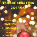 Concurs de balcons il·luminats amb motiu de les festes de Nadal i Reis 2022/2023